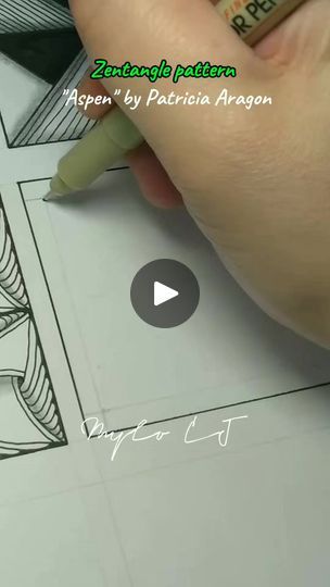 1.7K views · 22 reactions | Zentangle pattern
#zentanglepattern #zentangle #zentangleinspiredart #doodle #simpleart #pattern #abstractart | Mylo Hannah CJ Tangle Patterns Step By Step, Zentangle Pattern, Tangle Patterns, Pattern Steps, Zentangle Patterns, Simple Art, Step By Step, Abstract Art, Doodles