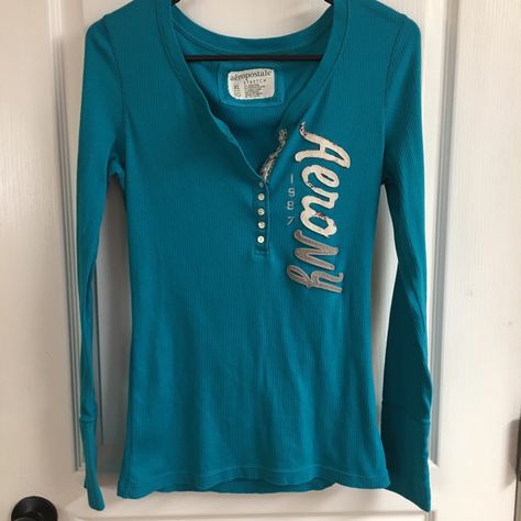 Aeropostale Stretch Shirt Size: Xl Color: Blue Condition: Like New Without Tags Open To Offers On All Items And Bundles Aeropostale Outfits, Concert Clothes, Hollister Clothes, Y2k Shirts, Accessory Inspo, 2000s Clothes, Aeropostale Shirts, Fall 24, 2000s Fashion Outfits