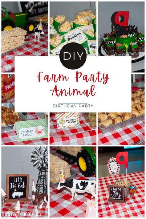 Farm Themed Birthday Party Food Snacks, Farm Decor Birthday Party, Food For Farm Themed Birthday Party, Farm Animals Birthday Party Food, Farm Themed Party Food Ideas, Farm Animal Food Ideas, Farm Theme Party Food, Farm Theme Birthday Food, Farm Theme Food Ideas