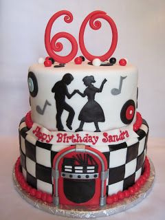 (10",8") Serves 40. $175 Music Theme Birthday Cake, 50s Cake, Grease Theme, Elvis Cakes, Fifties Party, 50s Theme, Music Theme Birthday, Music Cakes, Music Cake