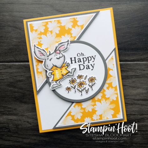 Playing In The Rain, Oh Happy Day, Making Greeting Cards, Spring Cards, Kids Birthday Cards, Fancy Fold Cards, Stamping Up Cards, Animal Cards, Watercolor Pencils