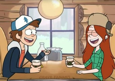 Dipper And Wendy, Dipper E Mabel, Giffany Gravity Falls, Gravity Falls Journal, Gravity Falls Characters, Wendy Corduroy, Helloween Wallpaper, Gravity Falls Dipper, Desenhos Gravity Falls