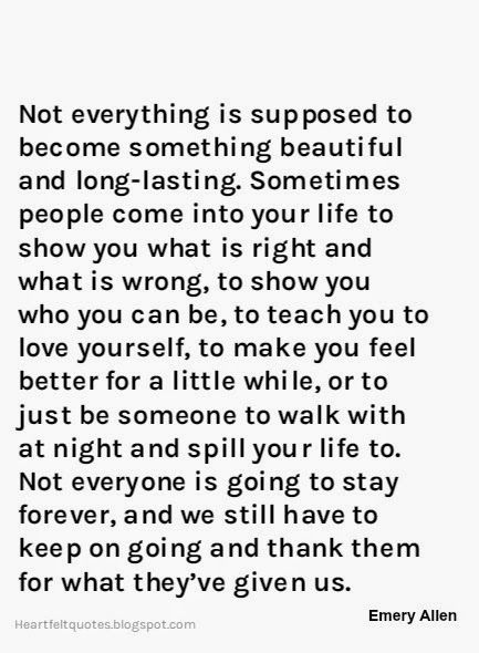 Heartfelt Quotes: Not everything is supposed to become something beautiful and long-lasting. Love And Life Quotes, Life Philosophy, Note To Self Quotes, Self Love Affirmations, Single Words, Strong Quotes, Love Affirmations, Real Life Quotes, Daily Inspiration Quotes