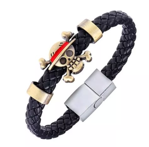 brazalete de one piece anime One Piece Bracelet, One Piece Japan, Pirate Bracelet, Manga Japan, Cosplay Jewelry, Anime Jewelry, Fan Fashion, Anime Accessories, Skull Bracelet