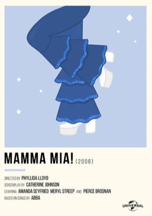 Mamma Mia Art Poster, Dancing Queen Illustration, Mama Mia Canvas Painting, Mamma Mia Clip Art, Mamma Mia Aesthetic Drawings, Mamma Mia Painting Easy, Mamma Mia Parking Spot Painting, Mama Mia Posters, Mama Mia Painting Ideas