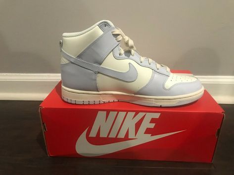 Women's Nike Dunk High Sail Football Grey Pale Ivory Dd1869-102 Size 10 Shoes For Sale, Nike Dunk High, Dunk High, Womens Athletic Shoes, Nike Dunk, Nike Dunks, Stylish Women, Nike Women, Sailing