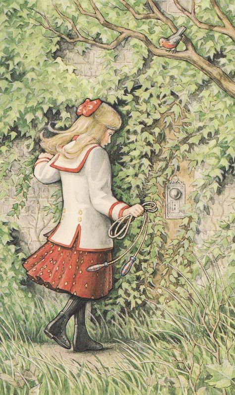 The Secret Garden by Renee Graef Inga Moore, Dreamy Style, Drawing Competition, Frances Hodgson Burnett, Cottagecore Art, Classic Book, The Secret Garden, Anne Of Green, Anne Of Green Gables