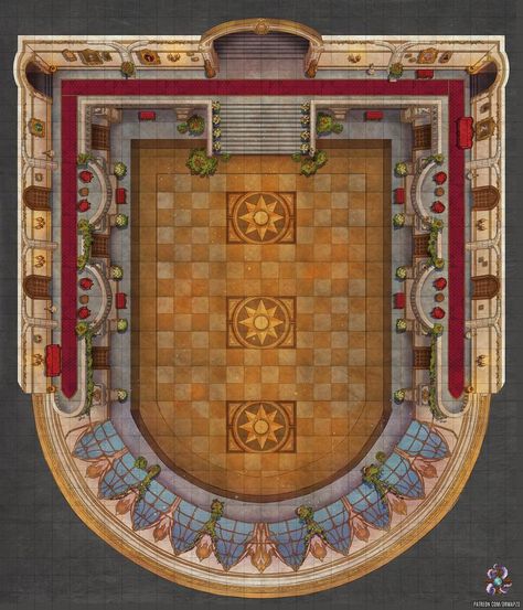 Ballroom Battle Map Dnd, Dnd Courtroom Map, Cellar Map Dnd, Dnd Auction House Map, Dnd Banquet Hall Map, Medieval Guild Hall, Dnd Boss Room Map, Ballroom Map Dnd, Dnd Kitchen Map