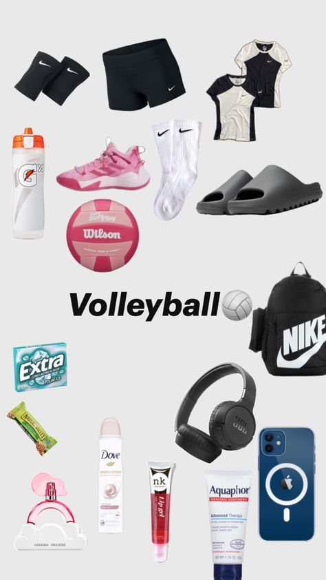 These are the things you need when you play volleyball Things You Need For Volleyball, Volleyball Needs, Wilson Volleyball, Volleyball Bag, Volleyball Practice, Play Volleyball, Volleyball Drills, Volleyball Outfits, Volleyball Players