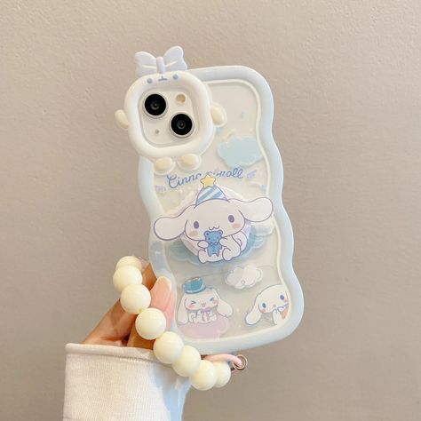 Protect and accessorize your phone with the Kawaii Cinnamoroll Phone Cover. This adorable cover features a secure holder and a convenient strap, making it both stylish and practical. Perfect for fans of Cinnamoroll who want to carry a touch of cutene... Cinnamoroll Phone Case | Kawaii Design with Holder and Strap >>> Link in Bio <<< ✨500+ happy customers✨ 💠Free Worldwide Shipping💠 . . . #Cinnamoroll #Cinnamorollkawaii #Cinnamorollworld #Cinnamorollfan #Cinnamorollplush #Cinnamorollsanrio ... Phone Case Kawaii, Iphones For Sale, Kawaii Phone, Branded Phone Cases, Anime Phone, Sanrio Cinnamoroll, Parcel Delivery, Kawaii Phone Case, Phone Ideas