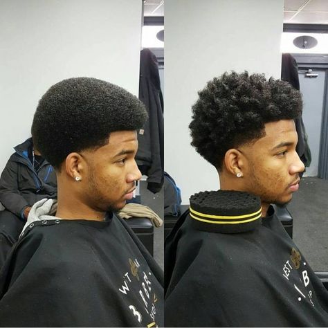 Cabelo Black, Hair Sponge, Black Haircut, Black Boys Haircuts, Afro Fade, Afro Hairstyles Men, Thick Natural Hair, Black Hair Cuts, Afro Curls