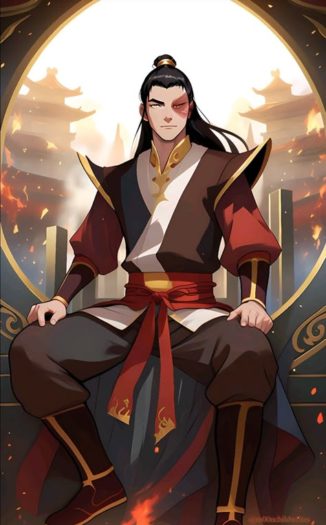 Fire Lord Zuko Fanart, Zuko Fire Lord, Adult Zuko Fanart, Zuko Todoroki, Prince Zuko Fanart, Atla Fire Nation, Adult Zuko, Zuko's Daughter, Zuko Fan Art