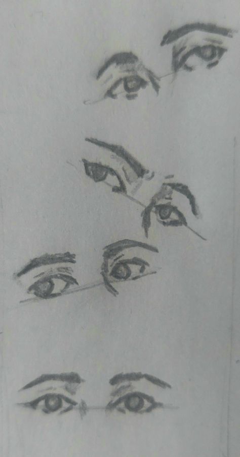 Semi Realistic Male Eyes, Drawing Men Eyes, Small Eyes Drawing, Men Eyes Drawing Reference, Man Eyes Drawing Sketch, How To Draw Men Eyes, Semi Realism Eyes Tutorial, Drawing Eyes Male, Semi Realism Male