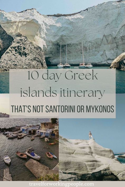 Greece Travel Itenary, 10 Day Italy And Greece Itinerary, 2 Week Greek Island Itinerary, 12 Day Greece Itinerary, Island Hopping Greece Itinerary, 4 Day Greece Itinerary, Greece Cyclades Islands, 10 Days In Greece Itinerary, Greece Itenary