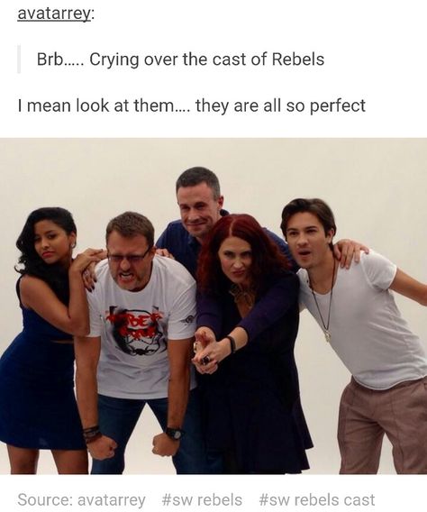 They are literally their characters. Ghost Crew Star Wars, Star Wars Rebels Fanart, Rebels Star Wars, Kanan And Hera, Star Wars Rebels Ezra, Starwars Rebels, Sw Rebels, Space Family, Ezra Bridger