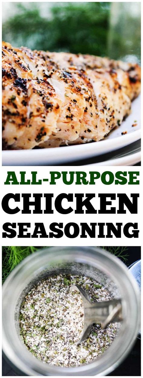 Whether you're grilling, baking, frying this All-Purpose Chicken Seasoning made with a variety of spices adds the perfect amount of flavor. #chickenrecipes #chickendinner #seasoning All Purpose Chicken, Homemade Seasoning, Seasoning Blends, Chicken Bouillon, Spice Mix Recipes, Homemade Seasonings, Homemade Spices, Flavor Enhancers, Best Chicken Recipes