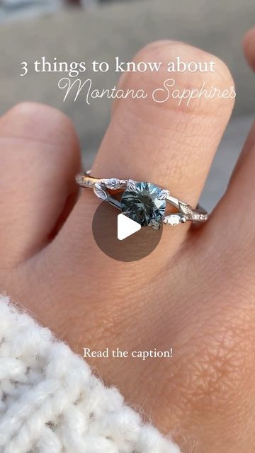 Ken & Dana Design on Instagram: "Interested in a Montana sapphire engagement ring? You've come to the right place!⁠
⁠
💙 They come from three regions of Montana (of course!) and are known for their teal hue.⁠
⁠
💚 Unlike most other sapphires on the market, they're usually not heat treated - a process used to enhance the color and clarity of certain gemstones.⁠
⁠
💙 Because their supply train is easily traced, we know that they are ethically sourced and conflict-free!⁠
⁠
Contact us today to learn more about designing your dream ring!⁠
⁠
⁠
#sapphireengagementring#montanasapphire#montanasapphires#montanasapphirering#diamondalternative#diamondalternativerings#alternativeengagementring#alternativebride#uniqueengagementring#customengagementring#natureinspiredjewelry#ethicalgemstones⁠" Montana Teal Sapphire Engagement Ring, Montana Sapphire Engagement, Montana Sapphire Engagement Ring, Montana Sapphire, Sapphire Engagement Ring, Dream Ring, Sapphire Engagement, Engagement Rings Sapphire, Wedding Stuff