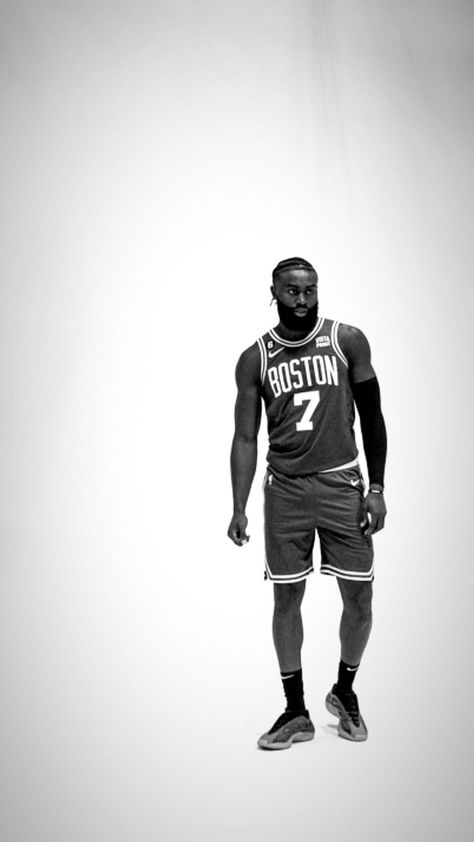 Jaylen Brown Jaylen Brown Wallpaper, Boston Celtics Basketball, Wallpaper Black And White, Jaylen Brown, Basketball Wallpaper, Nba Pictures, Jayson Tatum, Wallpaper Black, Brown Wallpaper