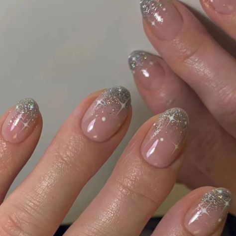 Luxury Press on Nails Rhinestone Gold Glitter Powder Sequins Long Pointed False Nails Art Gradient Glitter French Tips, Short Fake Nails, Ombre Nails Glitter, Gel Acrylic Nails, Nail Type, Nail Art Ombre, Almond Acrylic Nails, Homecoming Nails, Cat Kuku