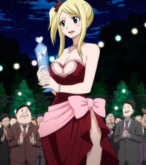 How is Lucy's dress staying on? | Fairy Tail | Know Your Meme Fairy Tail Erza Scarlet, Fairy Tail Images, Fairy Tail Pictures, Fairy Tail Love, Fairy Tail Girls, Fairy Tail Nalu, Fairy Tail Lucy, Natsu And Lucy, Fairy Tail Art