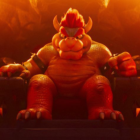 Bowser Breathing Fire, Bowser Aesthetic, Bowser Pfp, Movie Bowser, King Bowser, Mario Bowser, The Super Mario Bros Movie, Super Mario Bros Movie, Mario Fan Art