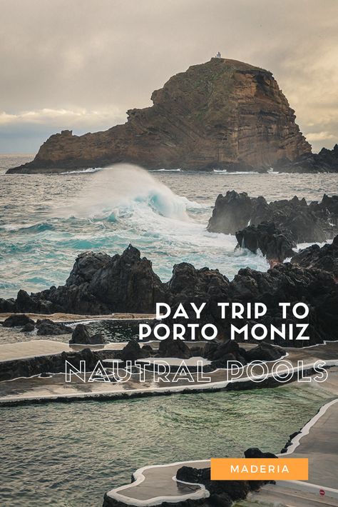 Here you will learn how to take a day trip to Porto Moniz natural pools in Madeira, Portugal. Porto Moniz Madeira, Porto Moniz, Seaside Hotel, Piscina Natural, Natural Swimming Pools, Natural Swimming Pool, Beautiful Patios, Travel Spots, Natural Pool