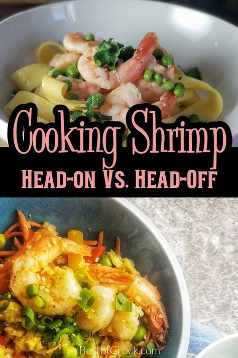 The shrimp head on vs head off cooking process debate rages on, but cooking shrimp at home is be easier than you think. Tips for Cooking Shrimp | Shrimp Crockpot Recipes | Shrimp Instant Pot Recipes | How to Cook Shrimp | How to Cook Whole Shrimp | Head on Shrimp Tips | Head Off Shrimp Tips | Fresh Shrimp Cooking Process | Frozen Shrimp Cooking Tips | Frozen Shrimp Ideas | Kinds of Shrimp to Cook | Heads-On Shrimp Tips Crockpot Recipes Shrimp, Shrimp Instant Pot Recipes, Shrimp Crockpot Recipes, Head On Shrimp, Shrimp Crockpot, Crockpot Recipes Best, Top Crockpot Recipes, Shrimp Cooking, Shrimp Ideas