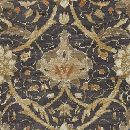 Morris & Co. Montreal Wallpaper | Perigold Montreal Wallpaper, Bronze Wallpaper, Lulu And Georgia, Wallpaper Border, Wallpaper Calculator, Modern Carpet, Carpet Design, Arts And Crafts Movement, Print Wallpaper