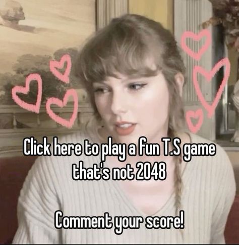 #taylor #taylorswift #fyp #game #whisper Roblox Song Id Codes Taylor Swift, Click Here To Play A Game, Click To Play A Taylor Swift Game, Fun Taylor Swift Game, Taylor Swift Games To Play, Nothing New Taylor Swift, Taylor Swift Game, Pinterest Games, Taylor Swift Quiz