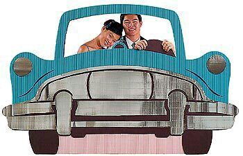 50s car 1950s Party Ideas, 50s Party Decorations, Fifties Party, Grease Party, 50s Theme, 50s Sock Hop, 50s Theme Parties, Sock Hop Party, Decade Party