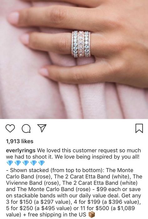 Eternity Ring Stacking, Stackable Eternity Bands, Rose Gold Stackable Rings Wedding, Eternity Stacking Rings, Stacking Eternity Bands, Mixed Metal Wedding Rings Stack Rose Gold, Pandora Stacking Rings Ideas, Right Hand Ring Stack, Stack Diamond Rings