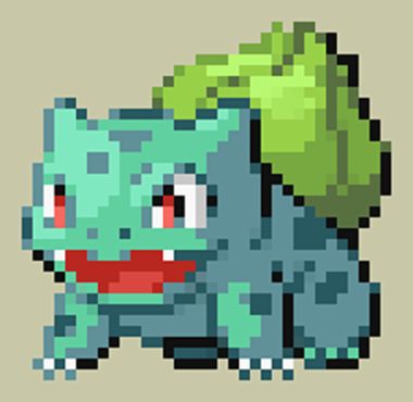 Bulbasaur Pokemon Fire Red Sprite Pokemon Fire Red, Bulbasaur Pokemon, Pokemon Firered, Pokemon Sprites, Pokemon Stickers, Pokemon Red, Pixel Art Games, Spiderman Art, Pocket Monsters