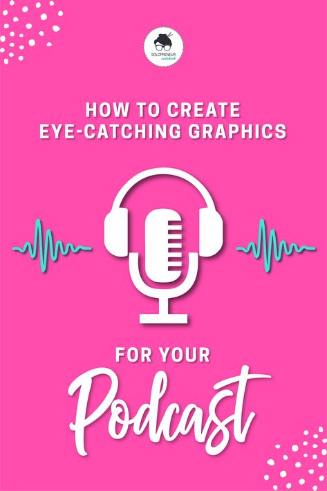 People have been asking me how I create my animated podcast graphics so I decided to show you how easy it is to create eye-catching graphics for your podcast episodes. #podcasting #podcaster Podcast Graphics, Diy Graphic Design, Canva Tutorials, Squarespace Tips, Podcast Tips, Youtube Tips, Blog Graphics, Logo Diy, Create Animation