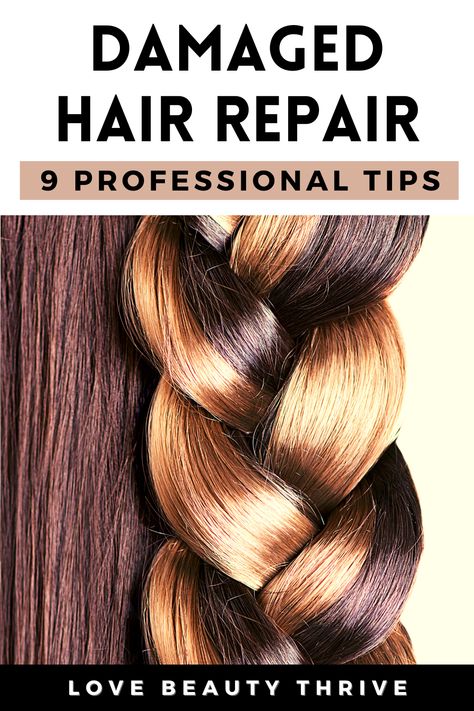 Preventing Hair Breakage, Hair Ends Repair, Extremely Damaged Hair Repair Diy, Hair Breakage Remedies, Prevent Hair Breakage, Heat Damaged Hair, Stop Hair Breakage, Hair Repair Treatments, Hairstyle Tips