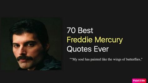 70 Best Freddie Mercury Quotes Ever Mercury Tattoo, Freddie Mercury Tattoo, Freddie Mercury Quotes, Queen Lyrics, Mr Fahrenheit, Queen Albums, Lyrics Tattoo, Music Station, Senior Quotes