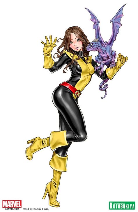 Bishoujo Style Kitty Pryde / Shadowcat by Shunya Yamashita Shunya Yamashita, Marvel Heroines, Kitty Pryde, Marvel Comic Character, Marvel Comic Universe, Uncanny X-men, Comics Girls, Marvel Entertainment, Marvel Comics Art