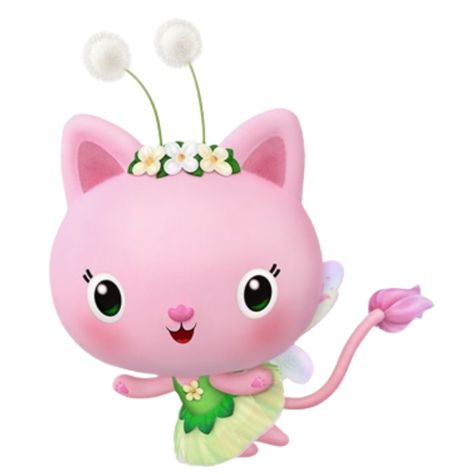 Gabbys Dollhouse Kitty Fairy, Gabby Dollhouse Characters Png, Kitty Fairy Gabby's Dollhouse, Gabby Party, Cat Dollhouse, Kitty Fairy, Gabby Dollhouse, Mermaid Birthday Cakes, Magic House