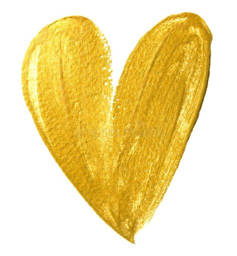 Gold Heart Drawing, Painting Of Heart, Golden Watercolor, Love Concept, Heart Collage, Heart Doodle, Background Simple, Heart Painting, Heart Drawing