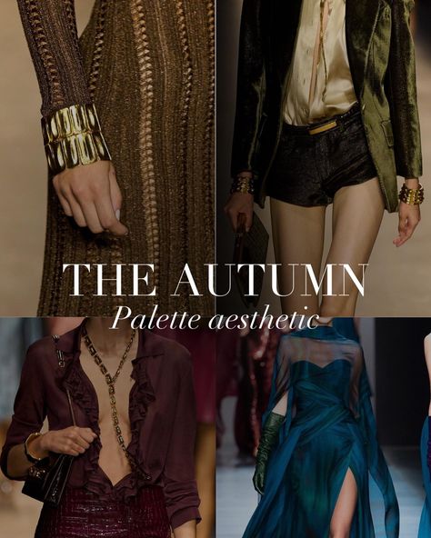 Colour analysis mood board for the Autumn Palette 🤍 . #coloranalysis #colouranalysis #autumnpalette #trueautumn #warmautumn #softautumn #deepautumn #darkautumn Deep Autumn Palette, Deep Winter Palette, Deep Autumn Color Palette, Soft Autumn Color Palette, Color Seasons, Shades Of Maroon, True Autumn, Soft Summer Colors, Autumn Palette