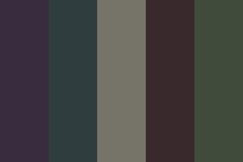 Mysteriously Mysterious Color Palette Gross Color Palette, Whimsigoth Color Scheme, Silent Hill Color Palette, Cryptidcore Color Palette, Soft Grunge Color Palette, Witchcore Color Palette, Whimsigoth Colour Palette, Whimsigoth Color Pallet, Dark Vibrant Color Palette