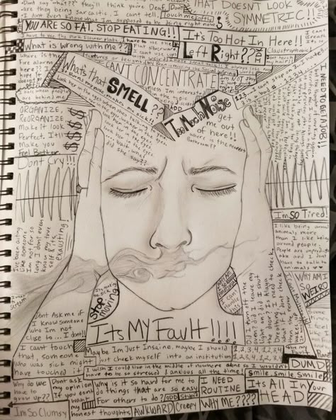 So Many Thoughts In My Head Drawing, Brain Inside Head Drawing, Self Destroy Art, Insurcurity Drawings, I Don't Know Who I Am Drawing, What Is Going On Inside Your Head, Get Out Of My Head Art, Inside Head Drawing, Inside My Head Art