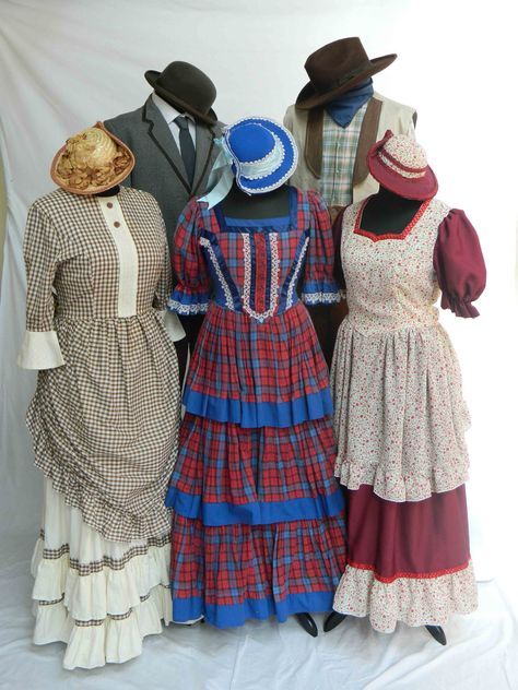 Oklahoma Musical Costumes, Parade Broadway, Oklahoma Costumes, Oklahoma Musical, Music Man Costumes, Musical Dress, Musical Theatre Costumes, Theatre Outfit, Musical Costumes