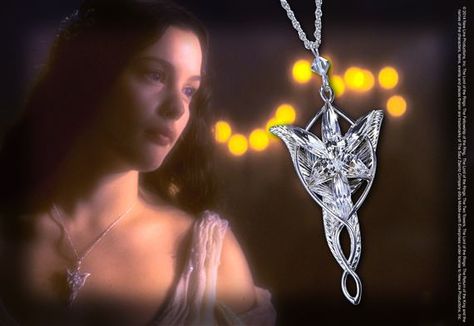 The Evenstar™ Pendant of Arwen™ at noblecollection.com The Lord Of The Rings, Elven Princess, Lulu Frost, Art Deco Necklace, Lord Of The Rings, Ring Necklace, Loom, Sterling Silver Chains, Sterling Silver Pendants