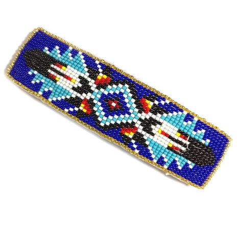 PRICES MAY VARY. Hair Clips is Hand Beaded with intricate beaded patterns by skilled Artisans Inspired by Native American crafting techniques and Indian beaded jewelry Hypoallergenic - Made with non-reactive Materials 100 percent Natural Environment friendly materials. COMPLETELY HANDMADE - Imported and Handcrafted with quality materials by skilled artisans, who have been practicing to perfect their skills for years Perfect GIFT - Since Every Hair Clips is Unique and Handmade its perfect gift fo Indigenous Hair, Beaded Barrettes, Beaded Patterns, Weaving Loom Diy, Native Beading Patterns, Beaded Hair Clips, Seed Bead Crafts, Bead Loom Designs, Bead Hair Accessories