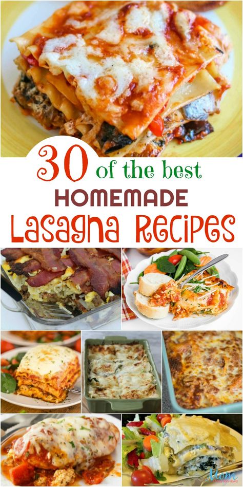 Different Lasagna Ideas, Best Homemade Lasagna, Scrumdiddlyumptious Recipes, Foreign Recipes, Homemade Lasagna Recipes, Vegetarian Lasagna Recipe, Applesauce Bread, Cannibis Recipes, Best Lasagna Recipe