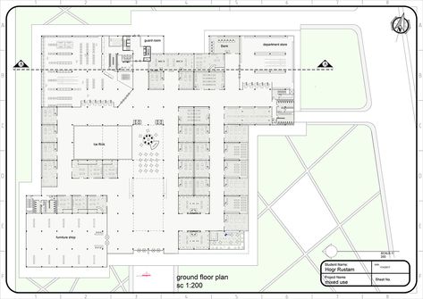 Mixed Use(Residential and Commercial Building) on Behance Small Mixed Use Building Concept, Mixed Used Building Plan, Residential And Commercial Building Plan, Small Commercial Building Plan, Mixed Use Building Plan, Mixed Use Building Concept Architecture, Commercial Residential Building Design, Commercial Building Floor Plan, Mixed Used Building