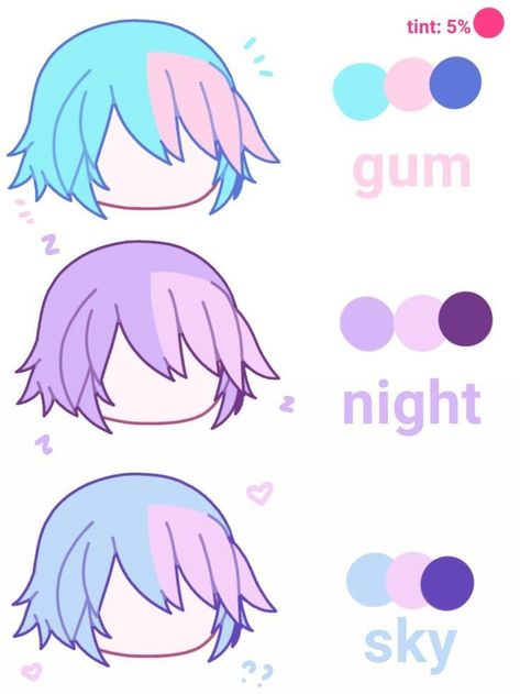 Gacha Hair Ideas, Gacha Base Poses Cute, Gacha Hair, Zestaw Ikon, Palette Art, Club Hairstyles, Buku Skrap, Club Outfit Ideas, Club Color