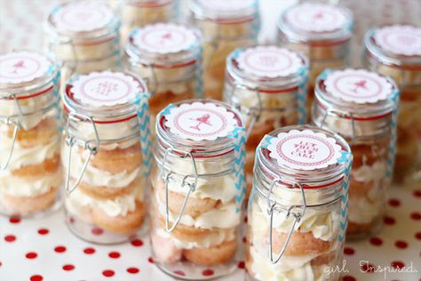 A Gymnastics Birthday Party Gymnastics Birthday Party Food, Bday Party Food, Gymnastic Party Favors, Gymnastics Birthday Food Ideas, Gymnastics Birthday Party Favors, Sewing Birthday Party, Gymnastics Birthday Party, Gymnast Birthday Party, Cupcake In A Jar