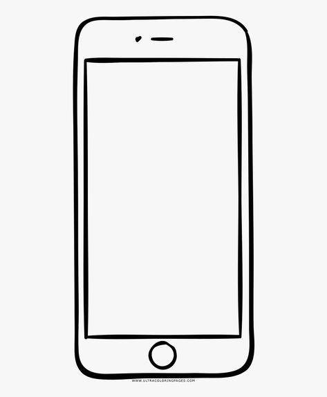 Cellphone Drawing Easy, I Phone Drawing, How To Draw A Phone, Phone Art Drawing, Phone Drawing Easy, Phone Coloring Page, Cellphone Drawing, Phones Drawing, Phone Clip Art