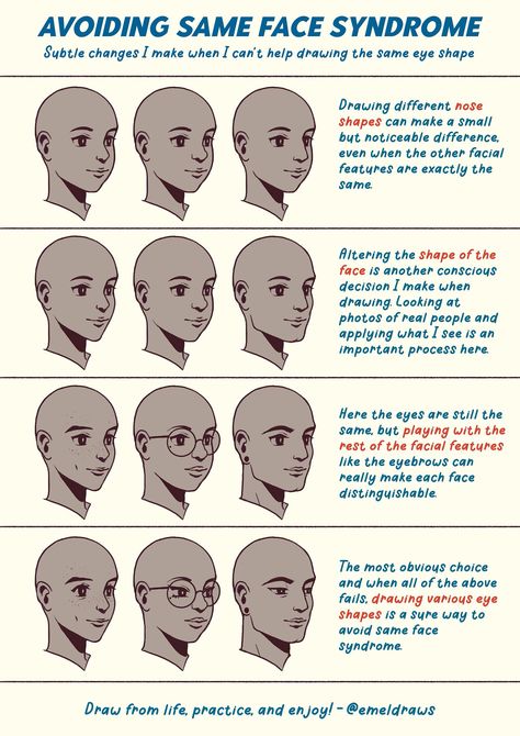 Face From Different Angles, Same Face Syndrome, Neutral Clothes, Art Advice, Different Angles, Anatomy Drawing, Anatomy Reference, Anatomy Art, Art Poses